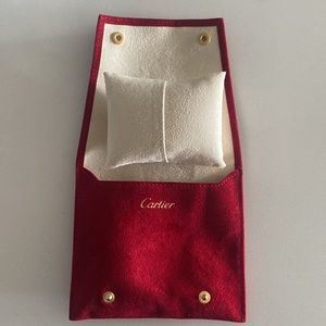New Suede Cartier Watch or Jewelry Holder